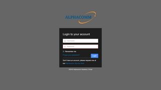 
                            10. Alphacomm Solutions | Login
