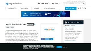 
                            11. Alpharooms Affiliate API | ProgrammableWeb