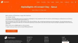 
                            12. AlphaSights @Connect Day - Seoul | AlphaSights