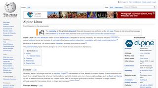 
                            10. Alpine Linux - Wikipedia