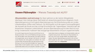 
                            13. ALPS Biketours - Unsere Philosophie zu Aktivsport und Urlaub in den ...