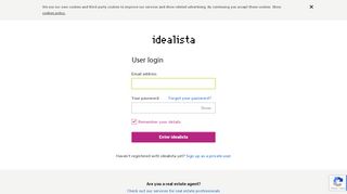 
                            5. Already a client? Log in to your account - Idealista