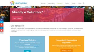 
                            1. Already a Volunteer? | Northlands