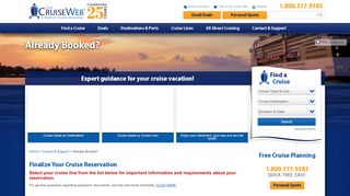 
                            13. Already Booked? Finalize Your Cruise Reservation with Cruise Pre ...