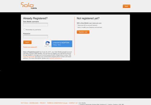 
                            3. Already Registered? - SOLO Mobile