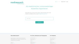 
                            4. Als medizinischer Leistunserbringer kostenlos ... - Medicosearch