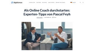 
                            5. Als Online Coach durchstarten: Experten-Tipps von Pascal Feyh ...