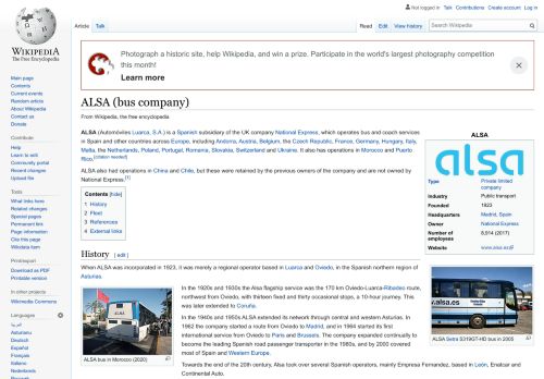 
                            13. ALSA (bus company) - Wikipedia