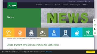 
                            6. Alsco trumpft erneut mit zertifizierter Sicherheit - ALSCO