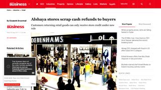 
                            7. Alshaya stores scrap cash refunds to buyers - Arabian Business