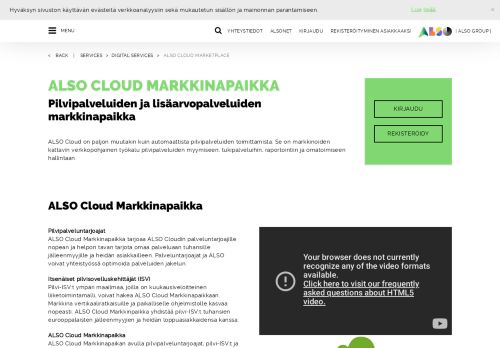 
                            3. ALSO Cloud Markkinapaikka - ALSO Finland Oy