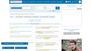 
                            11. also login to other - Traduction en français - exemples anglais ...