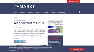 
                            6. Also partnert mit PTC | IT-Markt