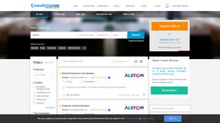 
                            8. Alstom Jobs, 19 Alstom Openings - Naukri.com