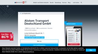 
                            10. Alstom Transport Deutschland GmbH - Ausbildung ME