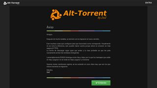 
                            4. Alt-Torrent - Aviso