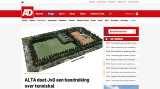 
                            12. ALTA doet JvO een handreiking over tennishal | Amersfoort | AD.nl