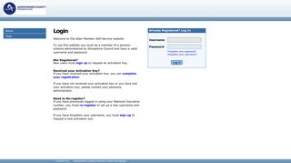 
                            10. altair Member Self-Service - Login - Shropshire Council