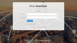
                            7. Altair SmartCore - Internet of Things Platform - Login
