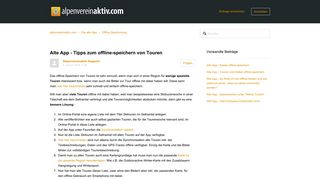 
                            11. Alte App - Tipps zum offline-speichern von Touren – alpenvereinaktiv ...
