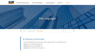 
                            12. Alte Leipziger: Adresse & Versicherungs-Portrait (Details)