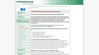 
                            5. Alte Oldenburger Krankenversicherung - Krankenkassen.de