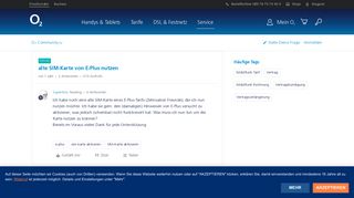 
                            9. alte SIM-Karte von E-Plus nutzen | O₂ Community