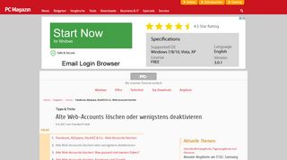 
                            7. Alte Web-Accounts löschen oder wenigstens deaktivieren - PC ...