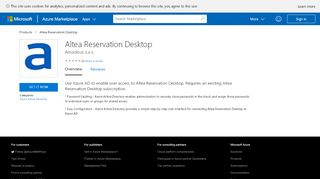 
                            7. Altea Reservation Desktop - Azure Marketplace - Microsoft