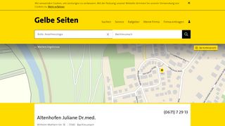 
                            5. Altenhofen Juliane Dr.med., Manfred 55543 Bad Kreuznach ...