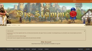 
                            6. Alter Account | Die Stämme - Forum