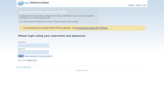 
                            4. Altera R&D Software Depot - Login