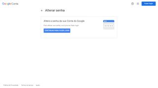 
                            9. Alterar senha - Google Account