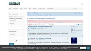 
                            4. AlterBrains - Is member login included in p8pbb bridge ?
