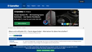 
                            6. Ältere und inoffizielle ICQ - Clients abgeschaltet - Alternativen ...