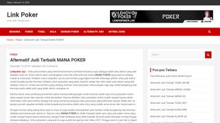 
                            12. Alternatif Judi Terbaik MANA POKER | Link Poker