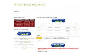 
                            6. ALTERNATIF LOGIN TOTOJITU.COM | Daftar togel singapura