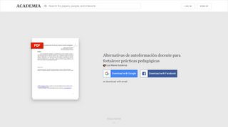 
                            13. Alternativas de autoformación docente para fortalecer prácticas ...