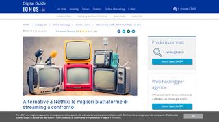 
                            11. Alternative a Netflix: NOW TV, Infinity e le altre - 1&1 IONOS