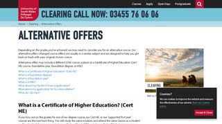 
                            11. Alternative Offers | UCAS Clearing 2017 | University of ...