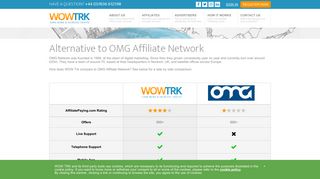 
                            7. Alternative to OMG Affiliate Network - WOW TRK