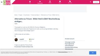 
                            12. Alternative zu Trixum - Bilder html in EBAY Beschreibung einfügen ...