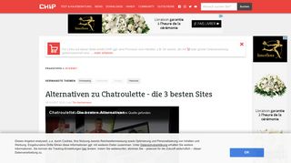 
                            1. Alternativen zu Chatroulette - die 3 besten Sites - CHIP