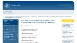 
                            7. Alternatives E-Mail-System für Studierende - Otto ... - Uni Bamberg