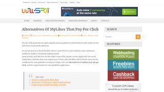 
                            6. Alternatives Of MyLikes That Pay Per Click - wall-spot