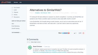
                            9. Alternatives to SimilarWeb? - Growth.org