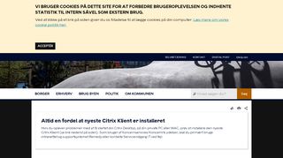 
                            3. Altid en fordel at nyeste Citrix Klient er installeret - Københavns ...