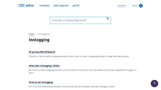 
                            5. Altinn - Innlogging