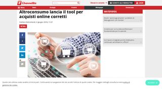 
                            2. Altroconsumo lancia il tool per acquisti online corretti - ChannelBiz