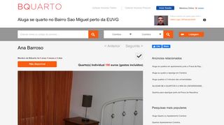 
                            7. Aluga se quarto no Bairro Sao Miguel perto da EUVG Portugal ...